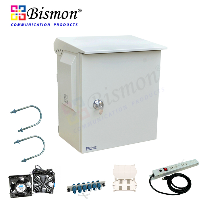 48-Port-Wall-Outdoor-Cabinet-for-CCTV-or-IP-Camera-Complete-set